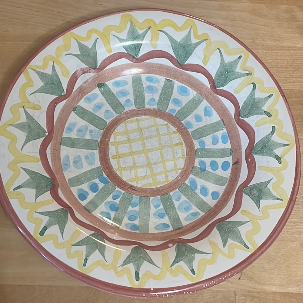 Vintage retired Mackenzie Childs plate